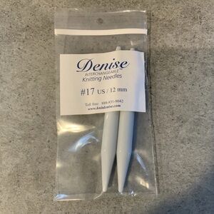 Denise Interchangeable Knitting Needles #17 US / 12mm